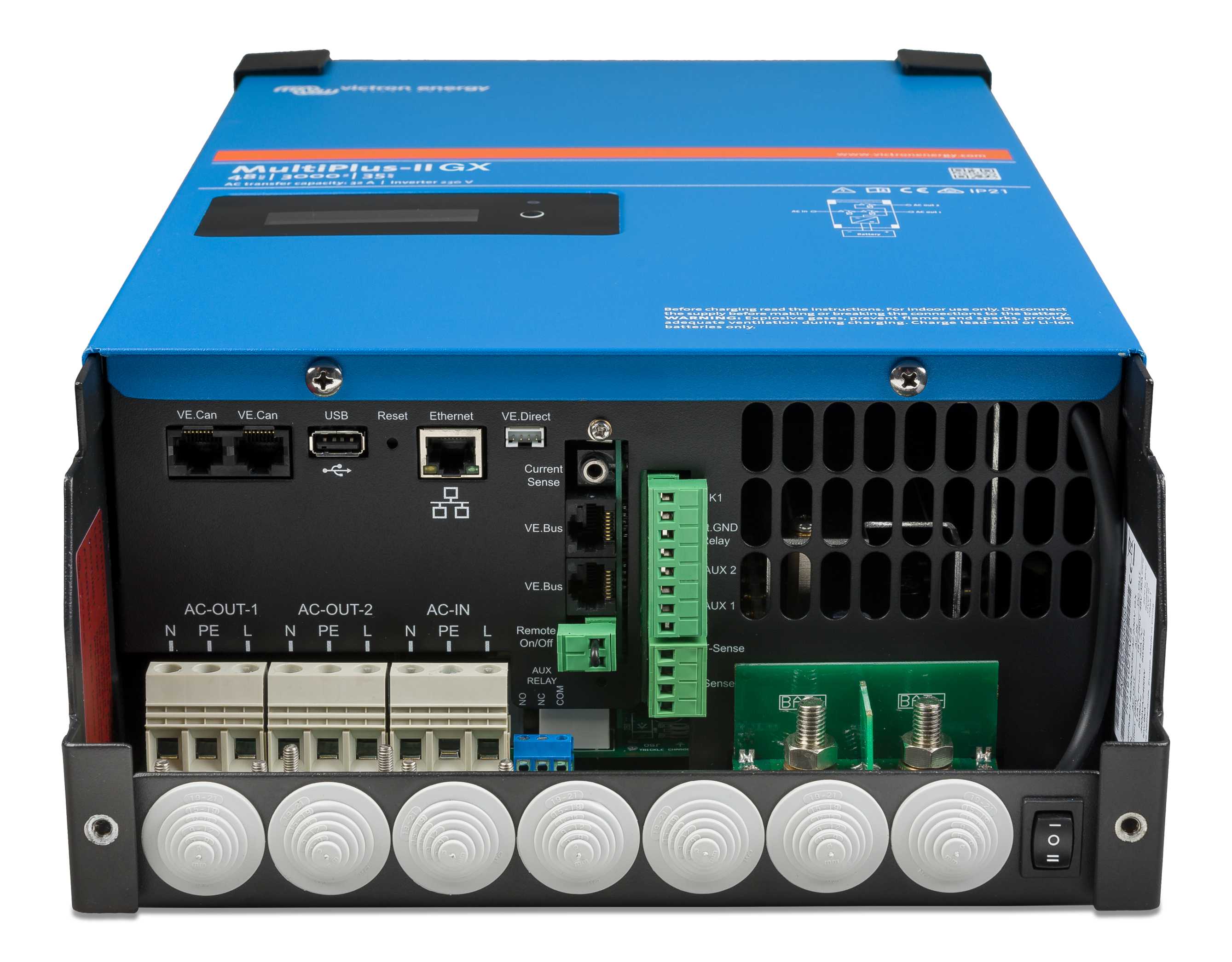 Měnič/nabíječ Victron Energy MultiPlus-II GX 48V/5000VA/70A-50A